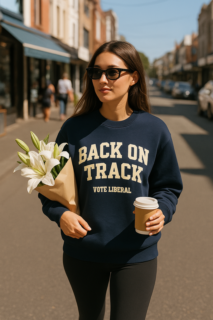 Limited Edition: Back on Track Navy Jumper