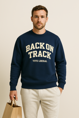 Limited Edition: Back on Track Navy Jumper